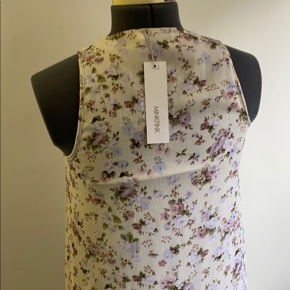 NWT Mink pink floral dress - Picture 5 of 8